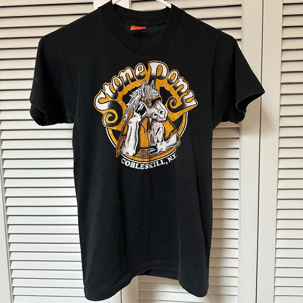 Vintage Stone Pony Cobleskill New York T-Shirt Small
